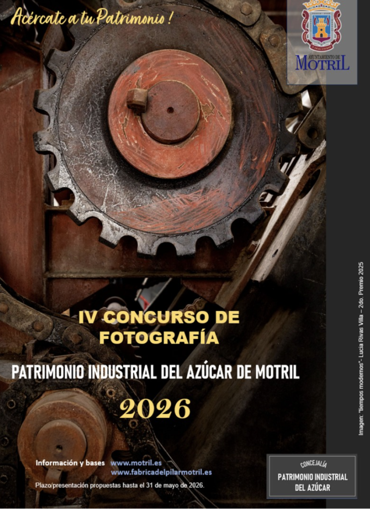Motril nuevas actividades patrimonio industrial del azúcar Fábrica del Pilar 2026 visitas talleres concurso fotografía