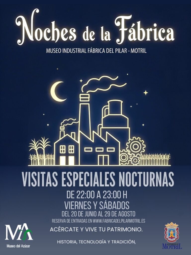 Comienzan las visitas especiales nocturnas que se organizarán en la Fábrica de Nuestra Señora del Pilar durante la época estival en Motril